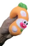 Crunchy Jumbo Carrot Bunny Squishy Toy Wholesale 9 Pack - SDMAX Toys Wholesaler
