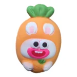 Crunchy Jumbo Carrot Bunny Squishy Toy Wholesale 9 Pack - SDMAX Toys Wholesaler