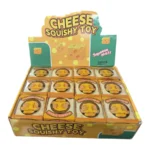Vaseline Cheese Block Squishy Toy Wholesale 12 Pack Display - SDMAX Toys Wholesaler
