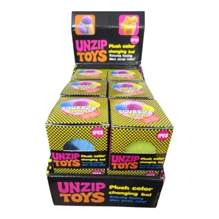 Vaseline Fuzz Ball Squishy Toy Wholesale 12 Pack - SDMAX Toys Wholesaler