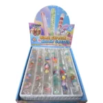 Giant Stretch Noodle Squishy Toy with Colourful Flowers – 24 × 3.5cm, Wholesale Box of 12