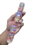 Giant Stretch Noodle Squishy Toy with Colourful Flowers – 24 × 3.5cm, Wholesale Box of 12