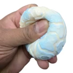 Crunchy Candy Ball Squishy Toy – 5.5cm, Assorted Colours, Box of 12 Wholesale - Image 5