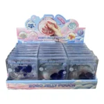 Bobo Jelly Pouch Squishy Toy – Blue, 10 × 1cm, Box of 24 Wholesale