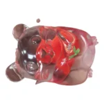 Guinea Pig Squishy Toy – Transparent Animal Squeeze Toy, 9 × 8cm, Box of 12 Wholesale
