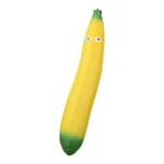 Jumbo Banana Rama Squishy Toy – oversized banana-shaped novelty squishy, supplied in a 12-piece wholesale box.