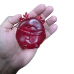 Christmas Santa and reindeer squishy novelty toys in a 12-piece wholesale display box by SDMAX Toys Wholesaler