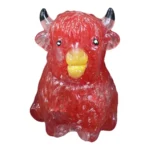 Viral Slush Crush Momo Farm Cow Squishy Toy – Soft, Textured Cow Stress Toy, 12-Piece Wholesale Display Box - Image 3
