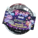 K-Pop Maltose Dumpling Squishy Toy with glitter-style finish and retail display box – SDMAX Toys Wholesaler