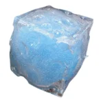 Slush Crush Cheese Cube Squishy Toy with a translucent glittery finish, blue and assorted colours, 6cm, individual display packaging and 12 pieces per wholesale box.
