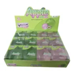 Vaseline Apple Squishy Toys in green and pink, 9 × 7cm, with individual packaging and wholesale display box, £3.50 each and 12 pieces per box – SDMAX Toys Wholesaler.