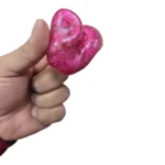 Sparkle Heart glitter squishy squeeze toys in four assorted colours, 7 × 5 cm, displayed in a 12-piece wholesale box by SDMAX Toys Wholesaler.