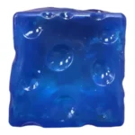 Squishy jelly cheese cube toys in assorted colours with wholesale display box, 6×6cm, 12 pieces per box, SDMAX Toys Wholesaler.