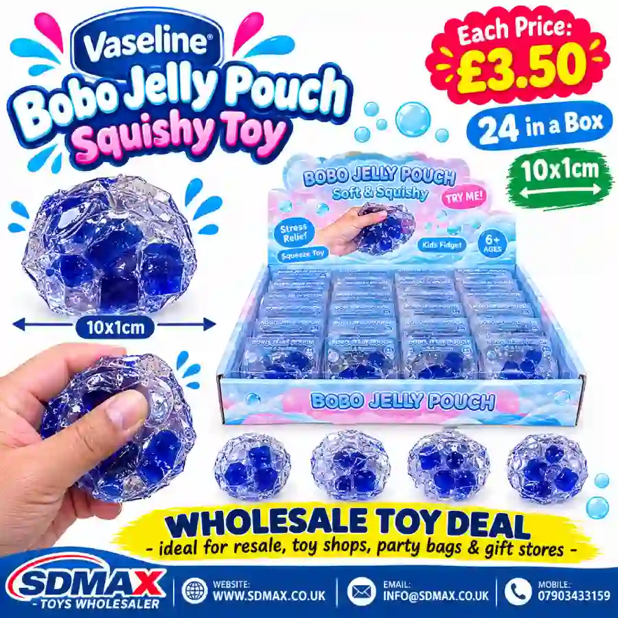 bobo-jelly-pouch-squishy-toy-wholesale Bobo Jelly Pouch Squishy Toy โ Blue, 10 ร 1cm, Box of 24 Wholesale