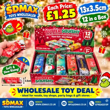 Christmas Butter Squishy Toy wholesale soft slow rising sensory stress relief toy by SDMAX Toys Wholesaler