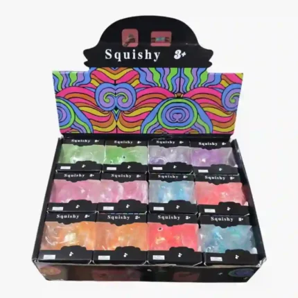Glitter Octopus Squishy Toy wholesale stretchy sensory stress relief toy by SDMAX Toys Wholesaler