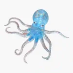 Glitter Octopus Squishy Toy wholesale stretchy sensory stress relief toy by SDMAX Toys Wholesaler