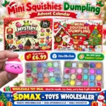 Mini Squishies Dumpling Advent Calendar 24pcs Wholesale Christmas Toy - SDMAX Toys Wholesaler