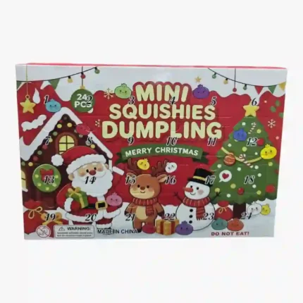 Mini Squishies Dumpling Advent Calendar 24pcs Wholesale Christmas Toy - SDMAX Toys Wholesaler