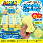 Noodle Squishy Toy 8x8cm with crunchy sound – SDMAX Toys Wholesaler
