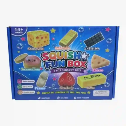 Squish Fun Box 8 PCS Sensory Toys Wholesale Gift Set - SDMAX Toys Wholesaler