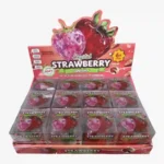 Vaseline Crystal Strawberry Squishy Toy Wholesale 12 Pack - SDMAX Toys Wholesaler